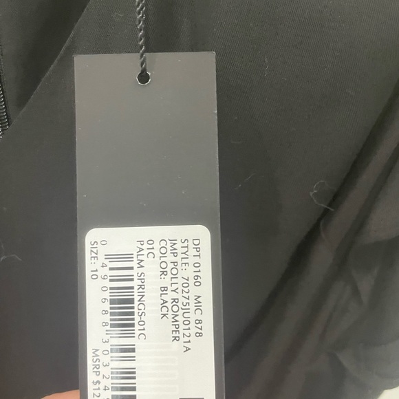 NWT black dressy romper. - Picture 3 of 7